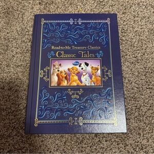 Disney Read to Me Treasury Classics Tales  Gold Leaf Pages Hardcover EUC